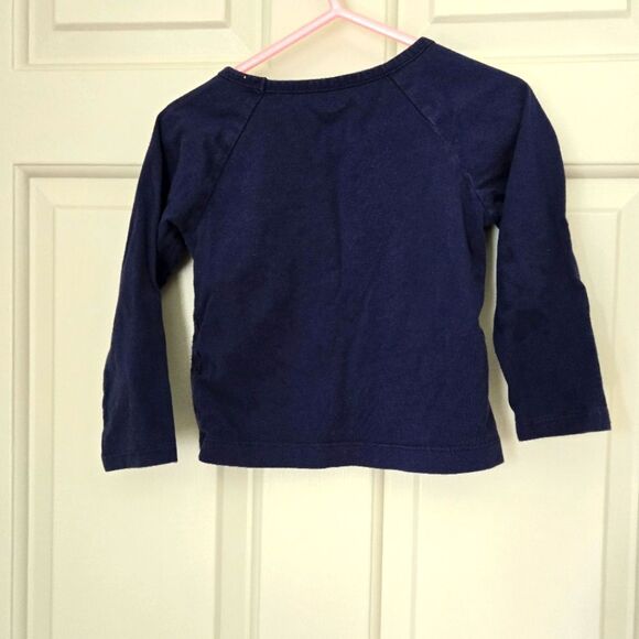 3/$10 Carter's long sleeve shirt size 24 m - Picture 2 of 4